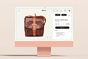 Desktop Monitor 2021 Mock-up, a Device Mockup by zippypixelstudio (Thumbnail 4 of 15)