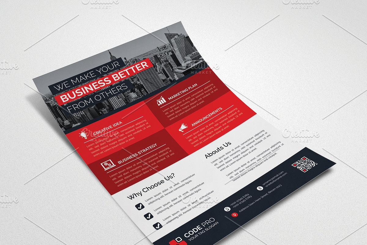 Flyers, a Flyer Template by pixelworkz (Photo 3 of 6)