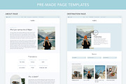 Travel Blog WordPress theme, a WordPress Template by Sky and Stars (Thumbnail 3 of 7)