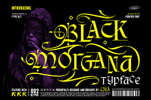 Black Morgana Typeface