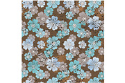 Fall Floral Seamless Repeat, a Pattern Graphic by Sharon Schwalbe (Thumbnail 4 of 5)