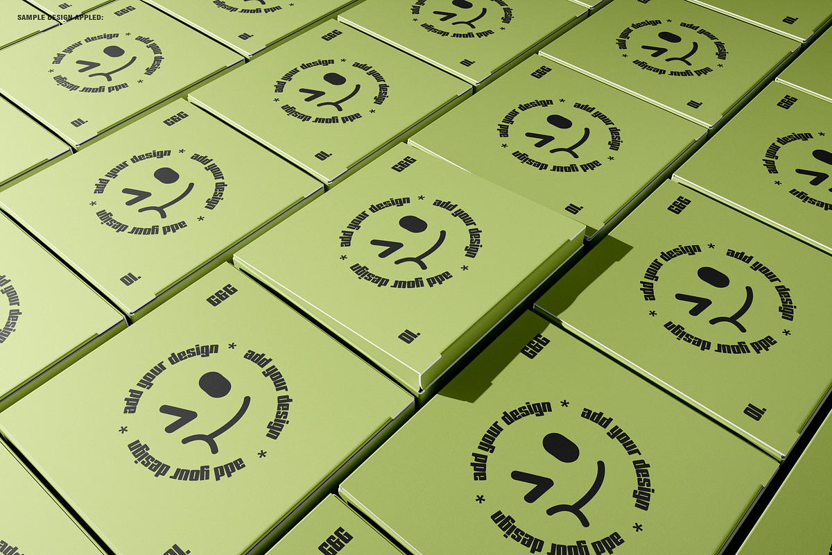 Square Box Mockup Set-3, a Packaging Mockup by Grid&Glow (Photo 4 of 8)