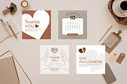 Instagram Post Story Template Hand, a Social Media Template by Keikoya (Thumbnail 20 of 22)
