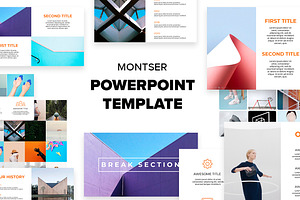 Montser Powrpoint Template - 5$