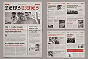 Newspaper Layout, a Magazine Template by ContestDesign (Thumbnail 1 of 3)