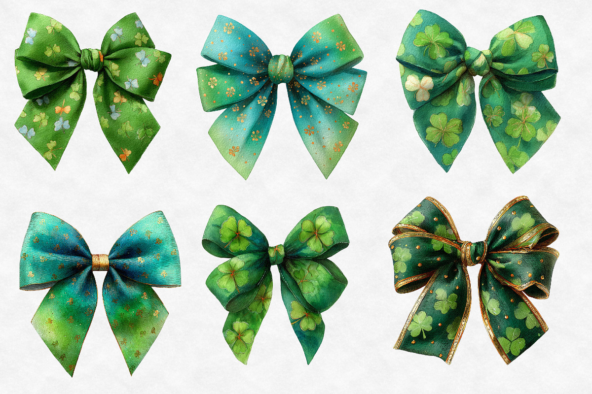 St Patrick Bow Clipart, an Illustration by Designworld (Photo 4 of 6)