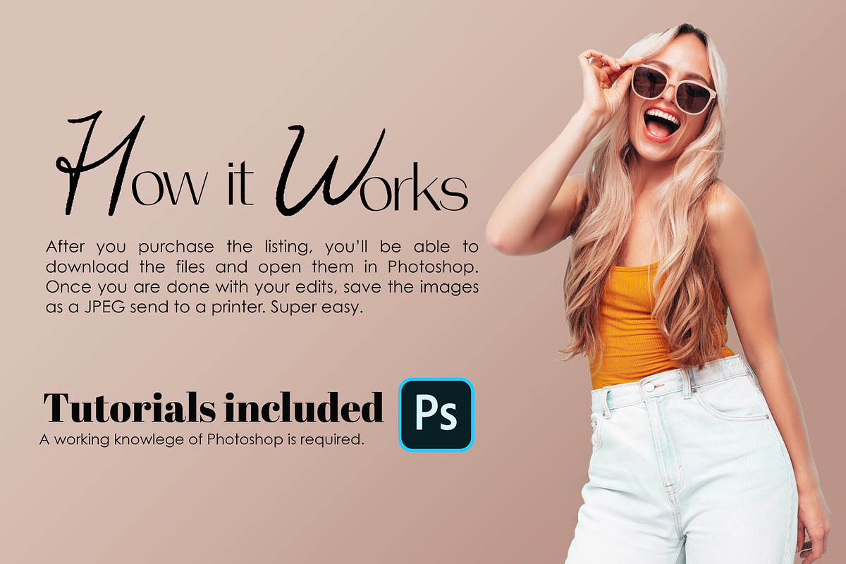 Boho Photoshop Grad Card Template, a Card Template by InstaNoirDesigns (Photo 8 of 9)