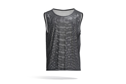 Black Football Bib Vest 3D Model, an Object 3D Model by rebrandy