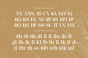 Italigia Retro Bold Serif, a Serif Font by Cruzine (Thumbnail 6 of 8)