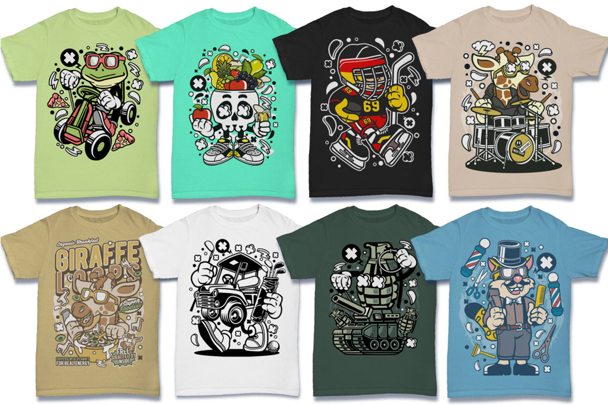Cartoon Vector 6 Design Bundle, an Illustration by roach_graphic (Photo 10 of 29)