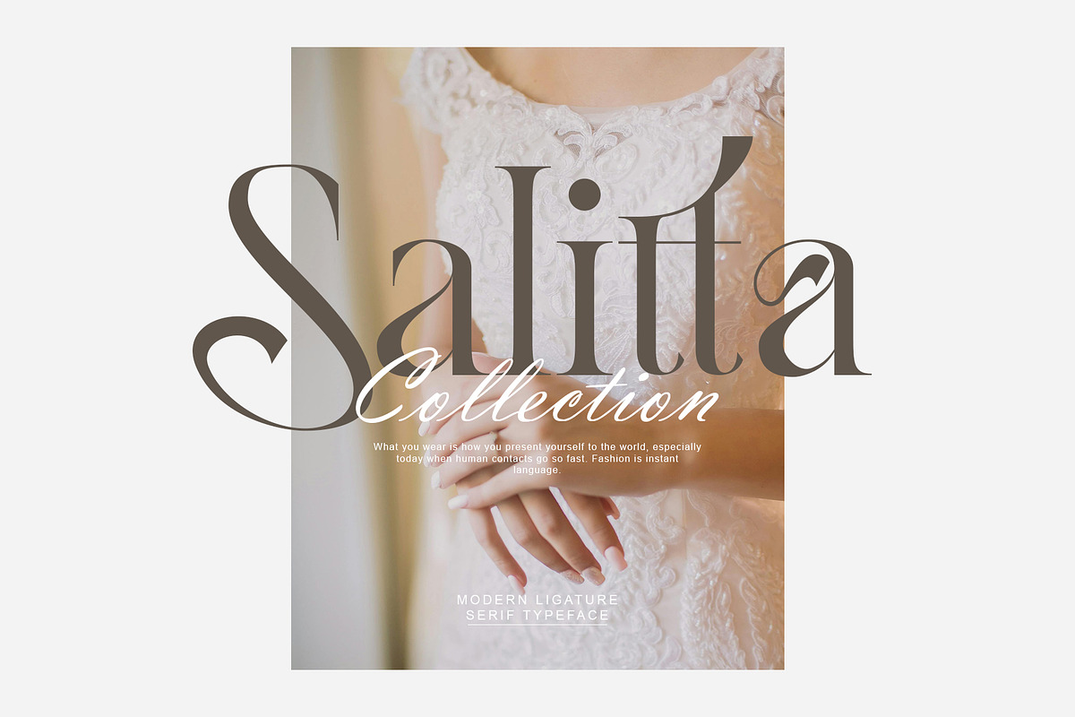 Ghina Ligature Serif Typeface, a Serif Font by yaqublekker (Photo 2 of 10)