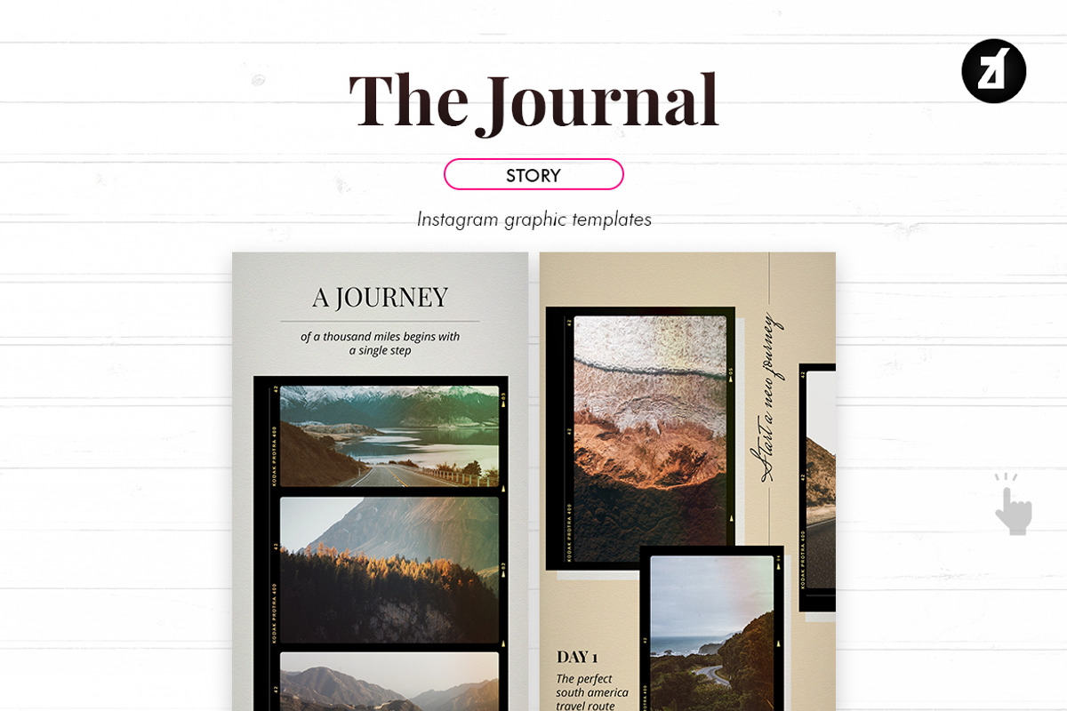 Journal social media templates, a Social Media Template by Chanut is industries (Photo 5 of 8)