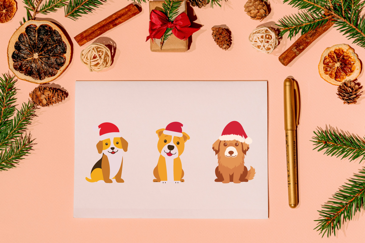 9 Cute Pet Wearing Santa Hat, an Illustration by jongcreative (Photo 3 of 4)