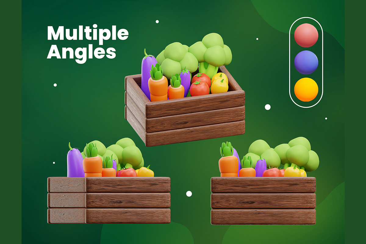Agriculture 3D Icons, an Object 3D Model by Rakata Studio (Photo 3 of 7)