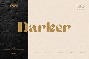 Darker Sans Serif Extras