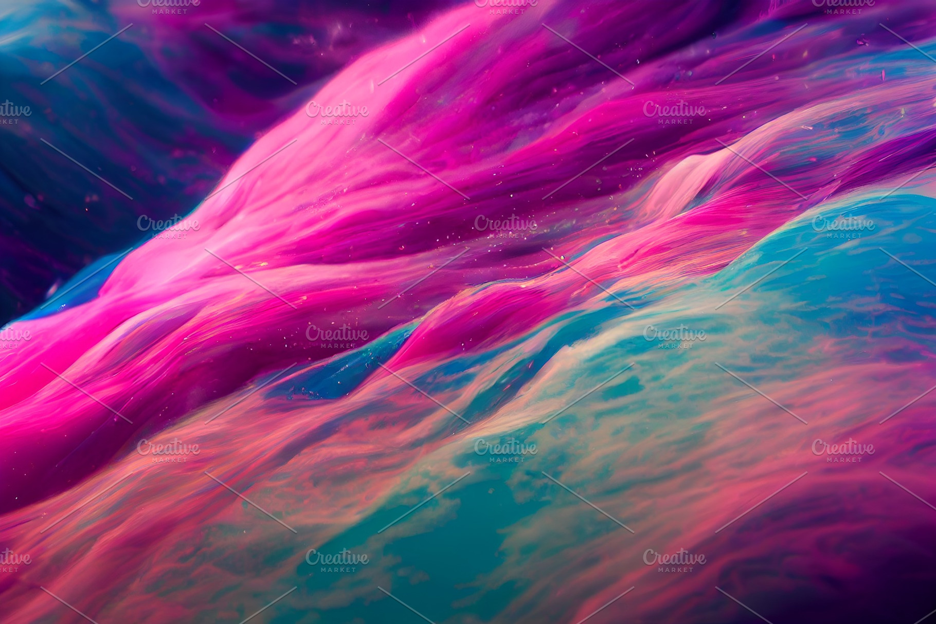 Blue and purple wavy abstract background with flow effect., a Background Photo by Grafvision photography