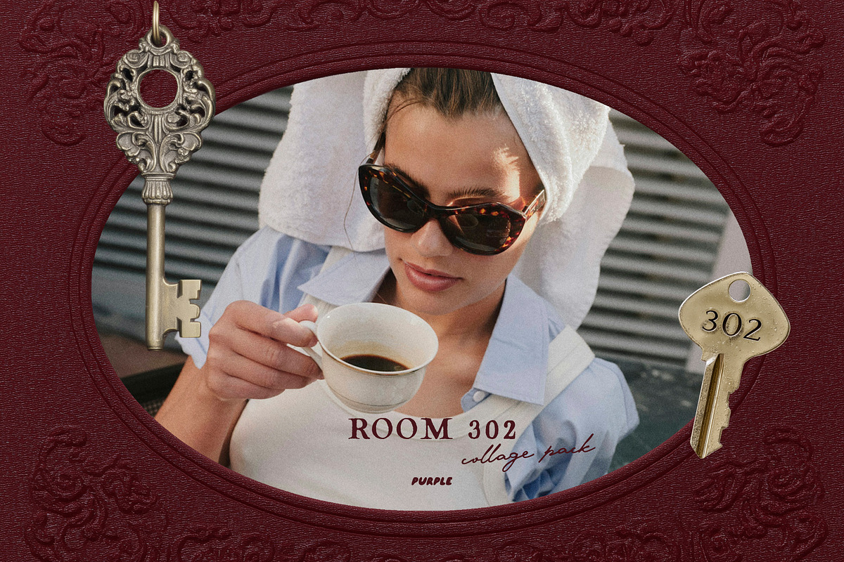 ROOM 302: Archival Hotel Collage, an Object Graphic by Purple (Photo 16 of 16)