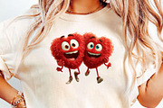 Quirky Valentine's Heart Clipart, an Illustration by DreamCafeArt (Thumbnail 5 of 6)
