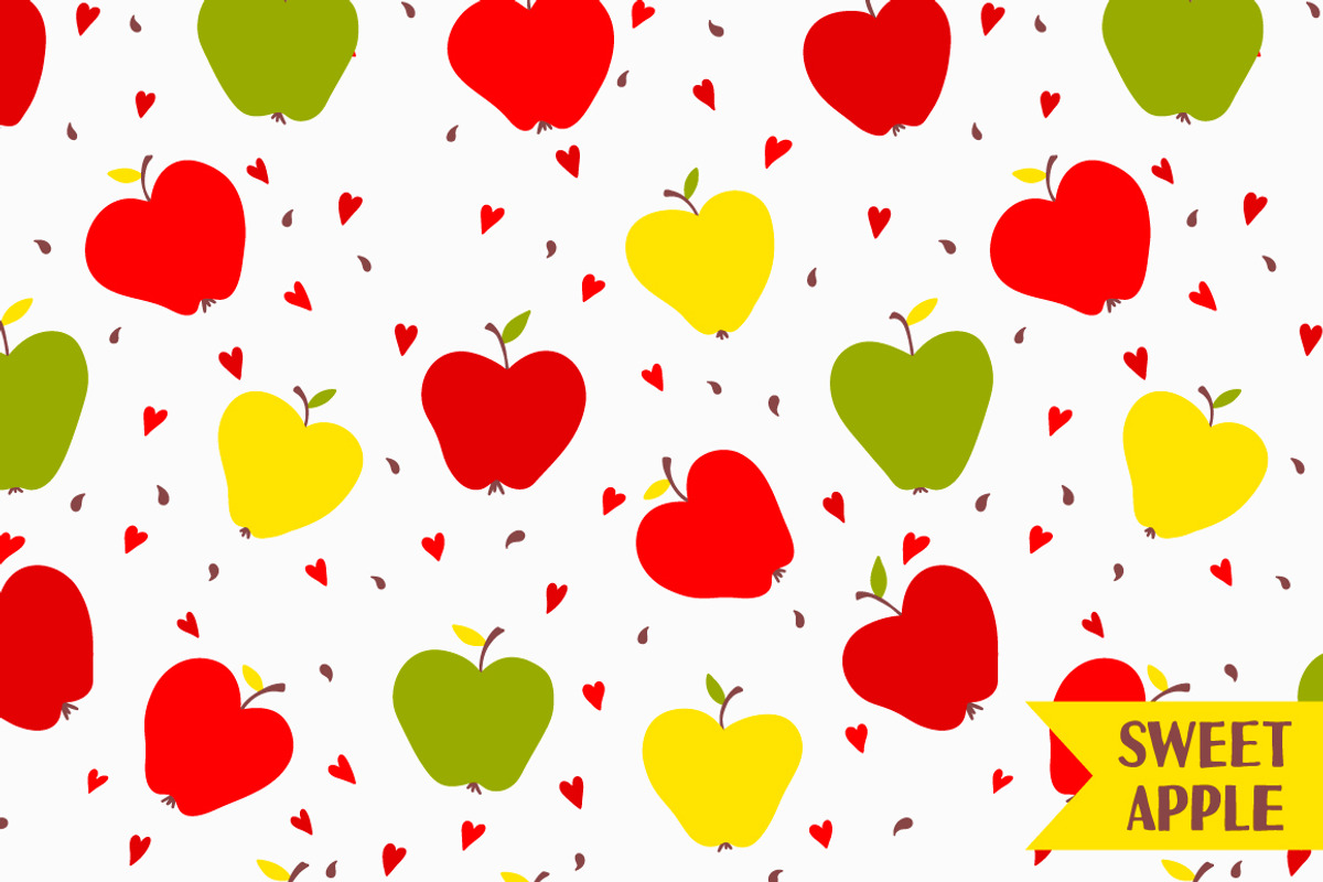 Sweet Apple, a Pattern Graphic by OkPen (Photo 10 of 12)