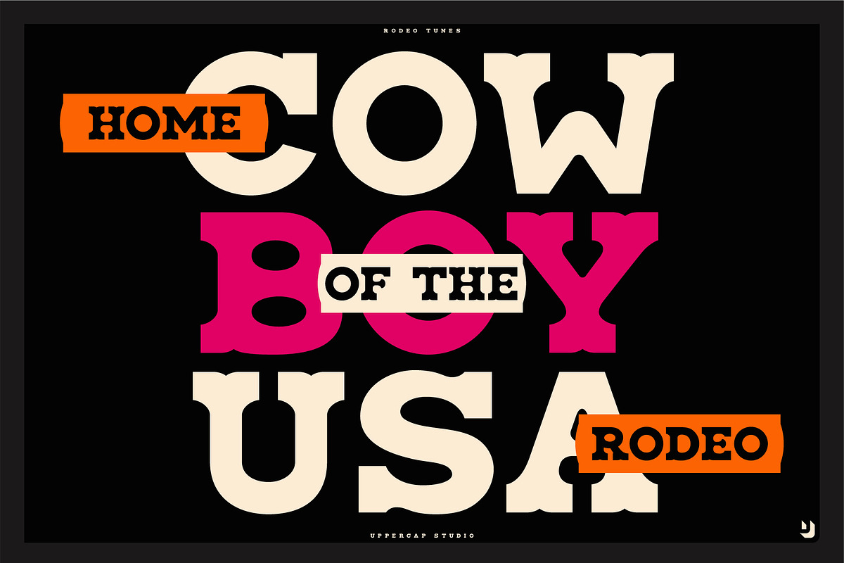 Rodeo Tunes - Western Slab Serif, a Slab Serif Font by UppercapType (Photo 14 of 21)