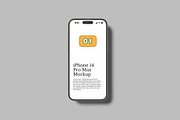 iPhone 14 Pro Max Mockup, an iPhone Mockup by Bangdastudio (Thumbnail 4 of 6)