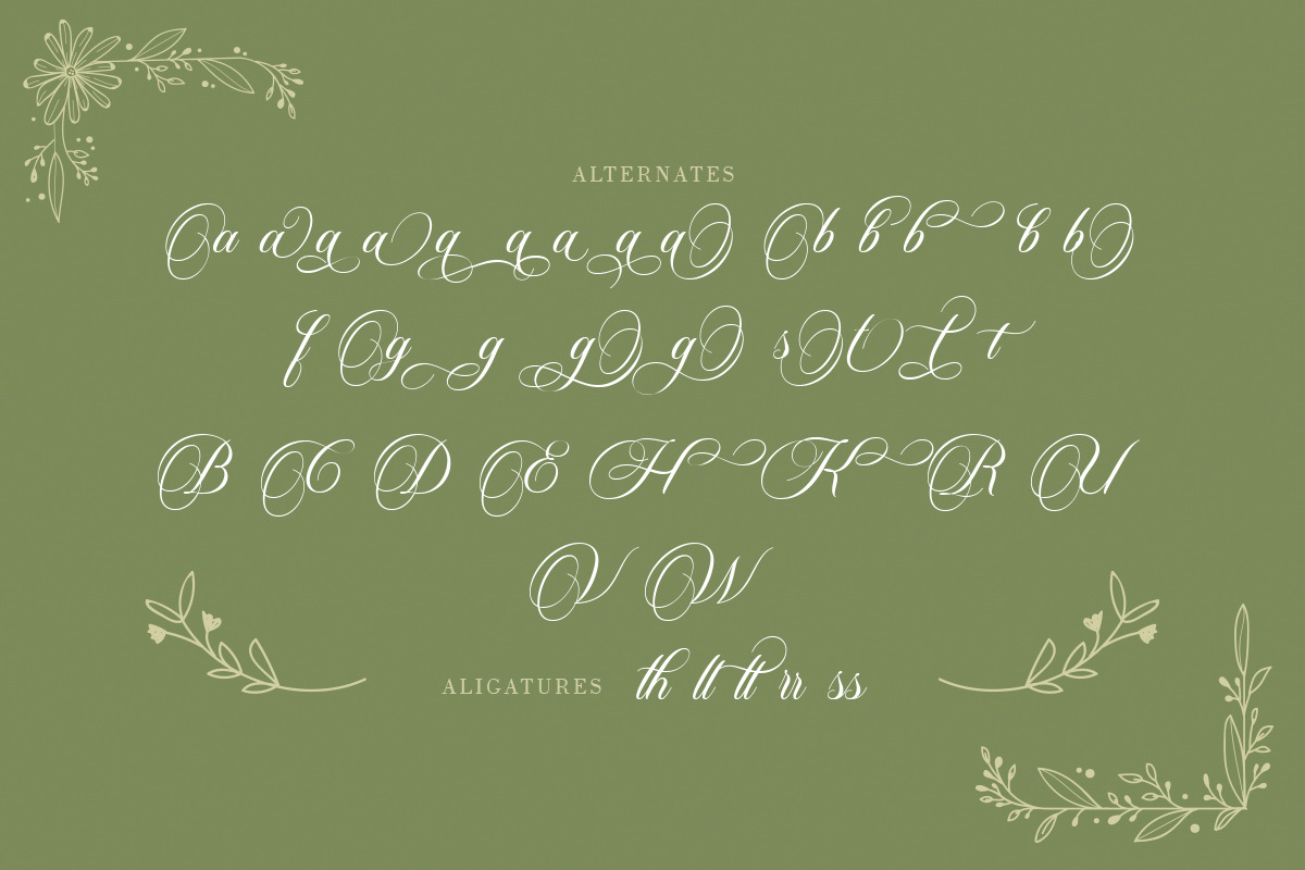 Carista Calligraphy, a Script Font by Pista Mova (Photo 5 of 10)