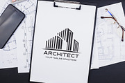 Modern Architecture Logo Template, a Branding & Logo Template by YUDesignStore (Thumbnail 1 of 8)