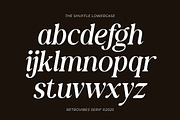 The Shuffle - Retro Serif Font, a Serif Font by Flawless And Co (Thumbnail 10 of 10)