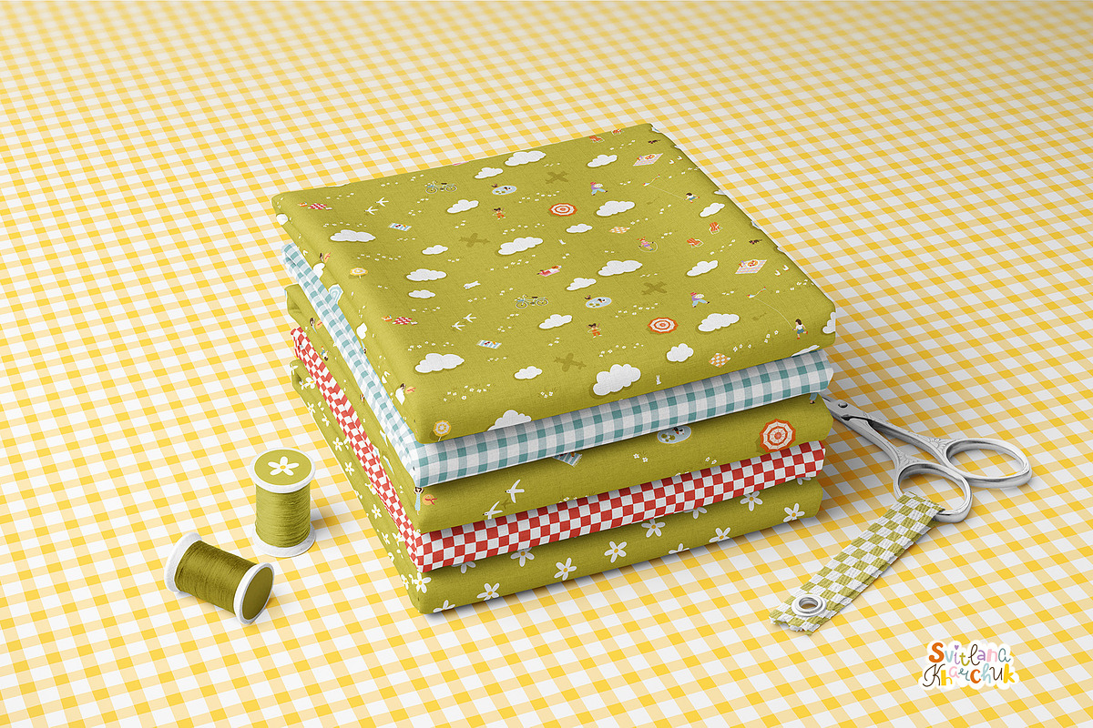 Summer Meadow Flatlay Lifestyle Set, a Pattern Graphic by Svitlana Kharchuk (Photo 12 of 16)