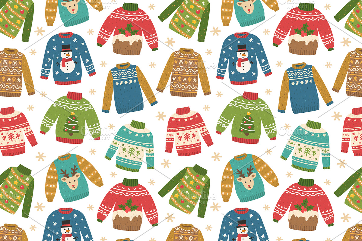 Ugly Christmas Sweaters, an Illustration by Imaginasty (Photo 4 of 4)