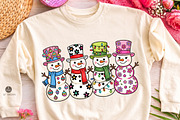 Preppy Snowman Christmas png, an Object Illustration by Libby Wishes (Thumbnail 1 of 3)