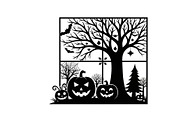 Dark Halloween Forest Design, a Graphic by BIPLOB EXPERT (Thumbnail 9 of 13)