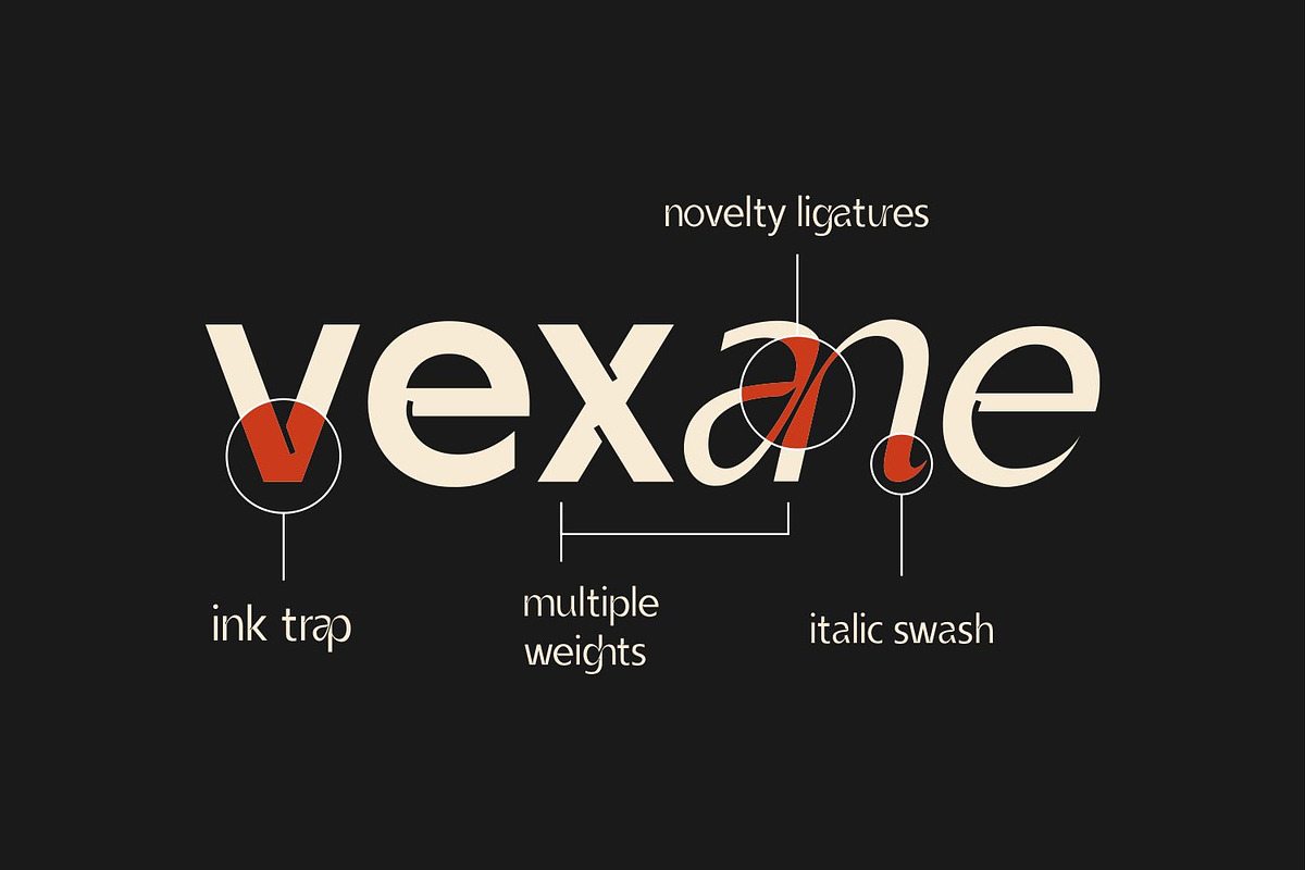 Vexane – Editoral Logo fonts, a Sans Serif Font by WhymoreArt (Photo 8 of 14)