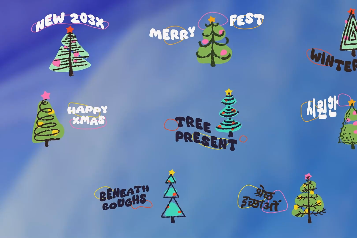 Cartoon Christmas Trees Titles, a Branding & Logo Template by FlashFXbox (Photo 1 of 3)