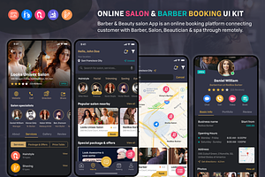Barber & Salon UI Kit