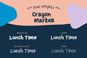 Crayon Marker Font, a Font by Flycatcher Design (Thumbnail 3 of 6)