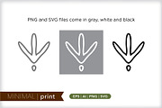 Minimal print icons, an Outline Icon by Picture Window (Thumbnail 2 of 5)