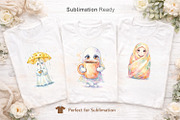 UglyCute Ghost Sublimation PNG, an Illustration by Artnoy (Thumbnail 6 of 8)