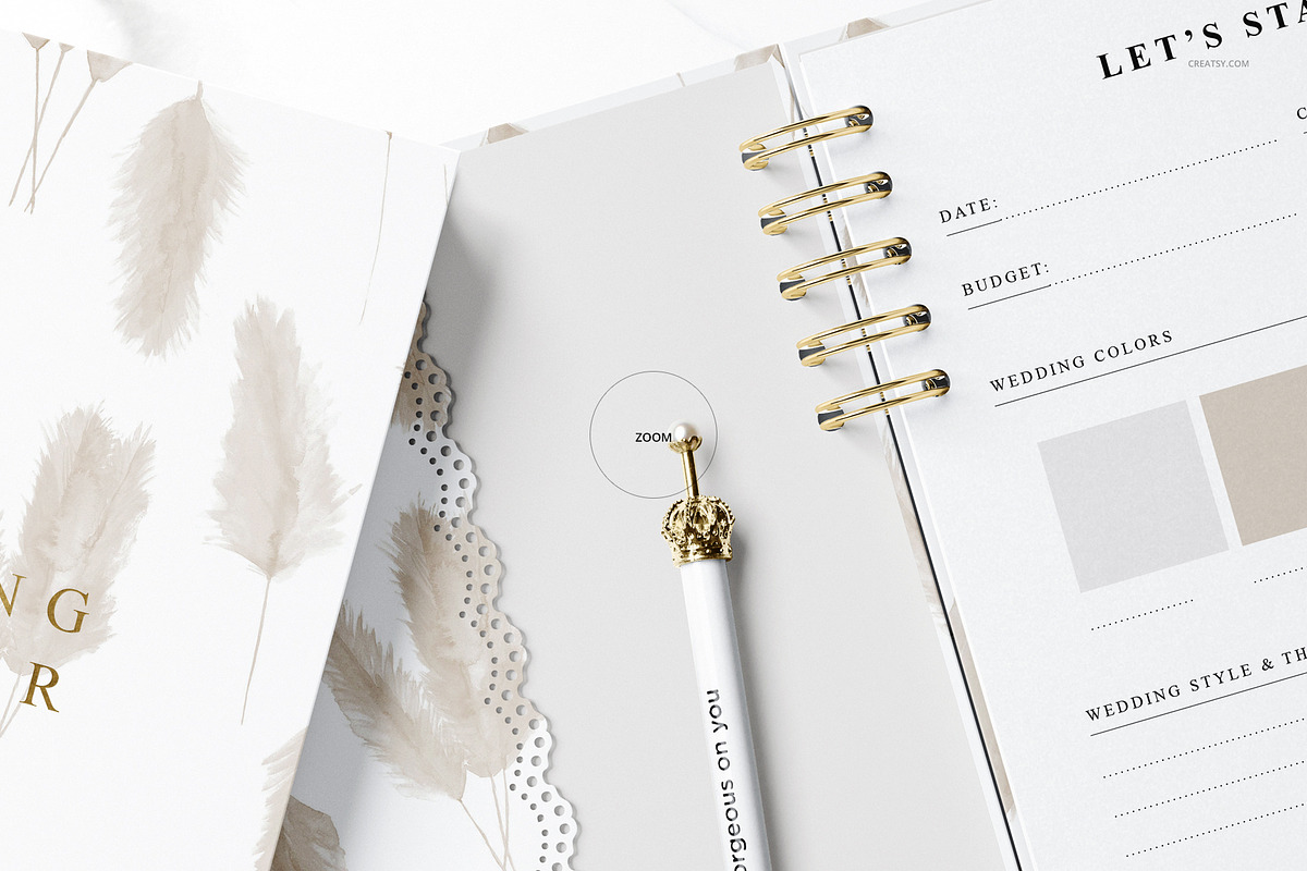 Planner Mockup Set 02, a Books & Magazine Mockup by creatsy5 (Photo 13 of 15)