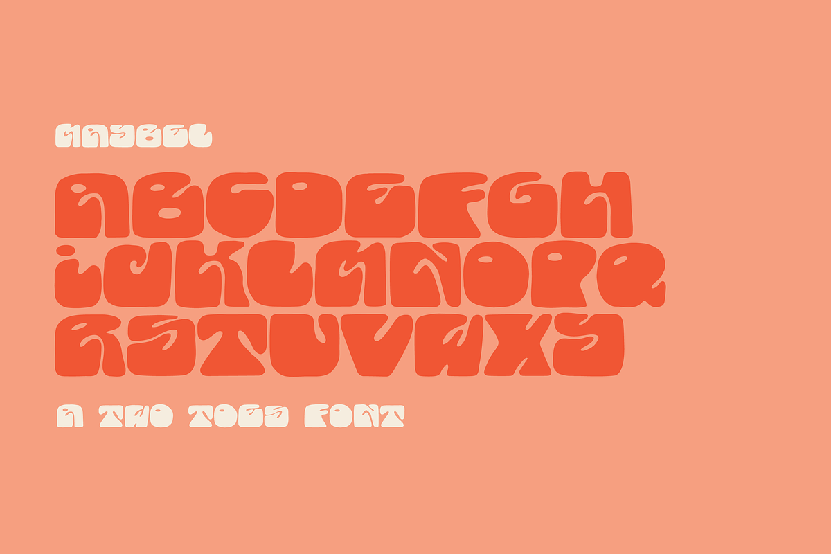 Maybel: A disco-worthy display font, a Handwritten Font by Two Toes Creative (Photo 2 of 4)