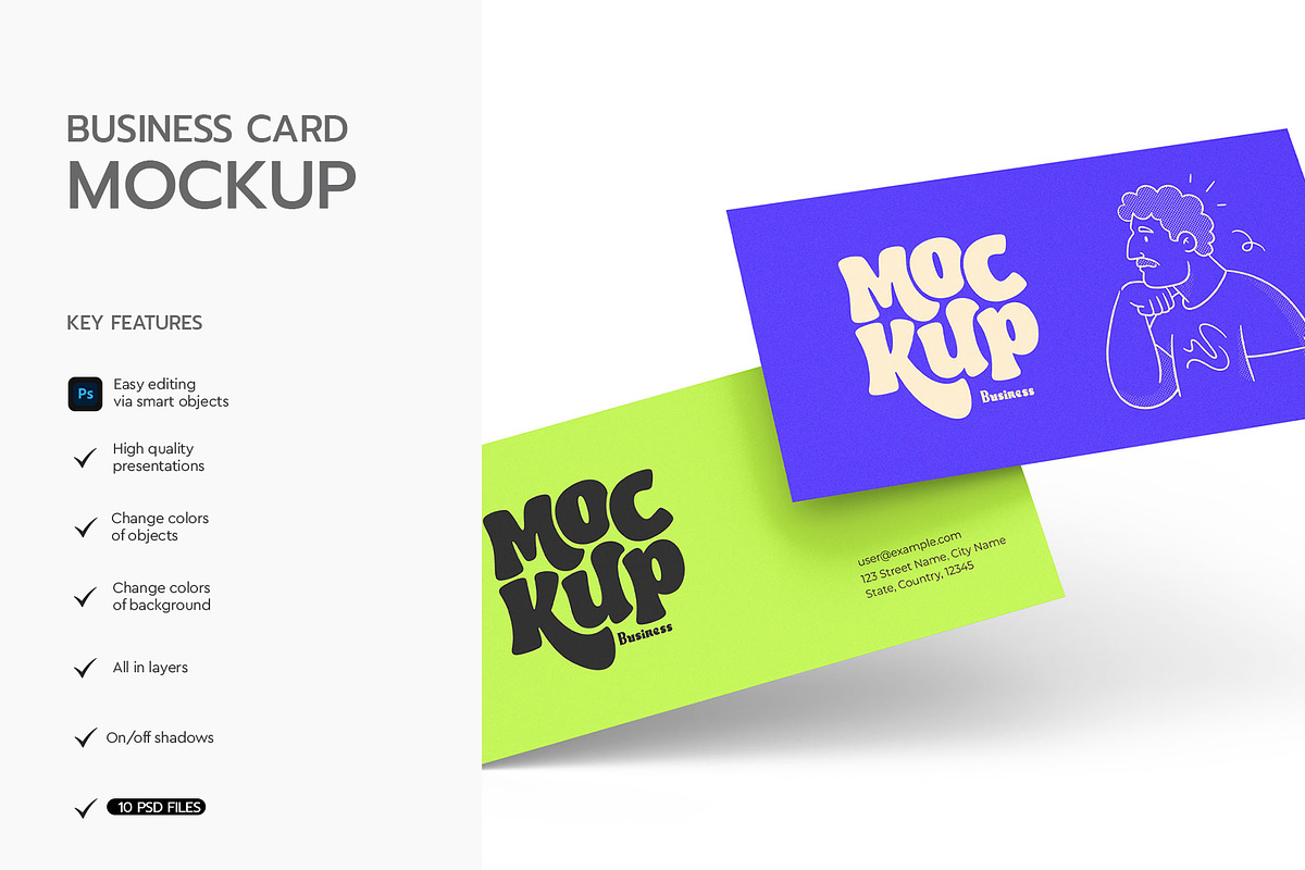 Business Card Presentation Kit, an Advertising Mockup by graphypix (Photo 4 of 13)