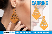 Lasercut Wooden Earrings Animals, an Object Graphic by OTVEY DESIGN (Thumbnail 3 of 13)