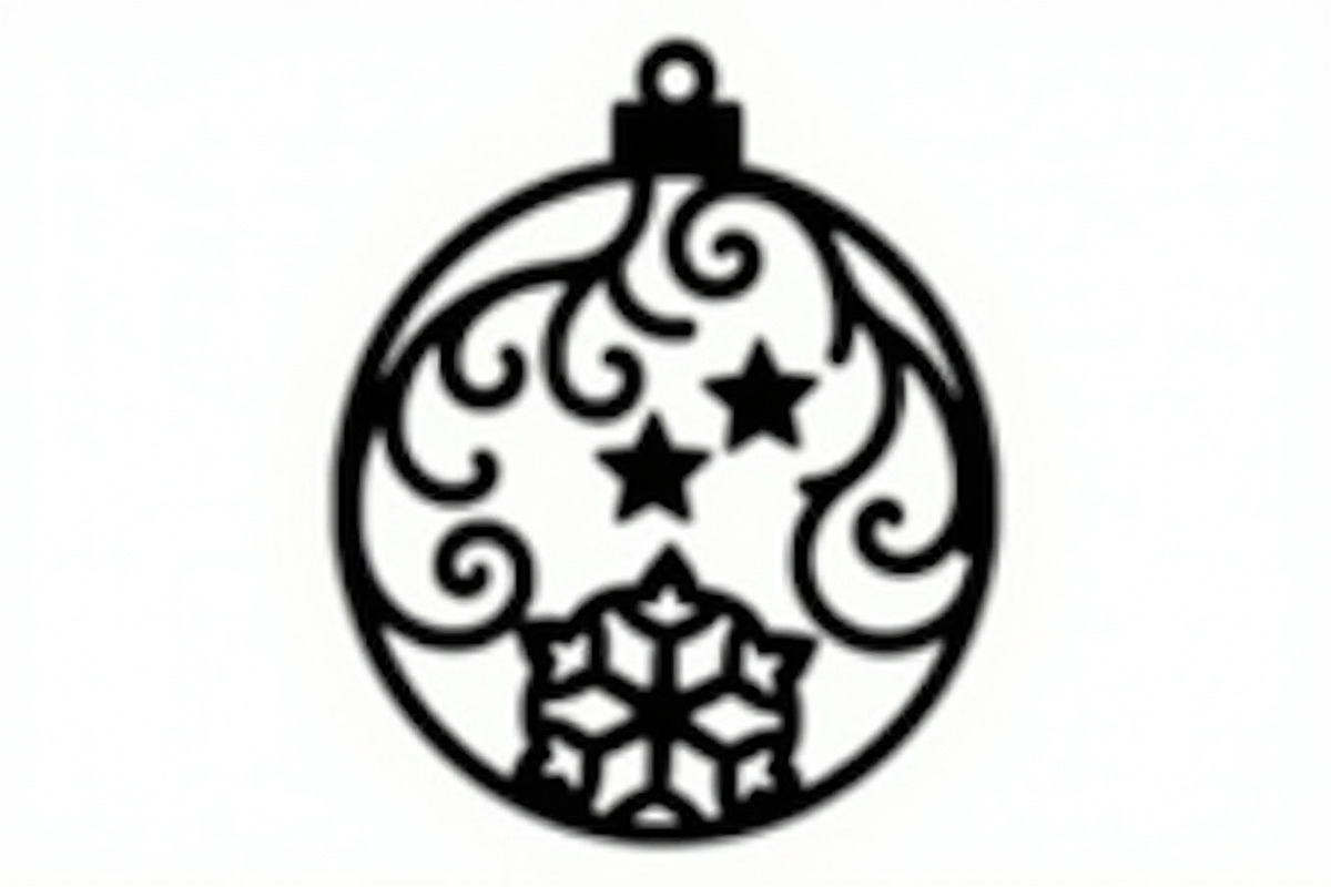 Christmas Ornament Design Bundle, an Illustration by Creativeshirt (Photo 11 of 11)