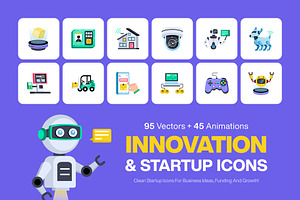 Innovation & Startup Icons Bundle, an Emoji Icon by Brickclay