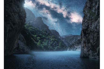 Milky Way over the beautiful