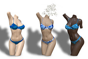 Mockup Swimsuit Mannequins, a Print Template by AnastasiyaOleynik (Thumbnail 2 of 2)