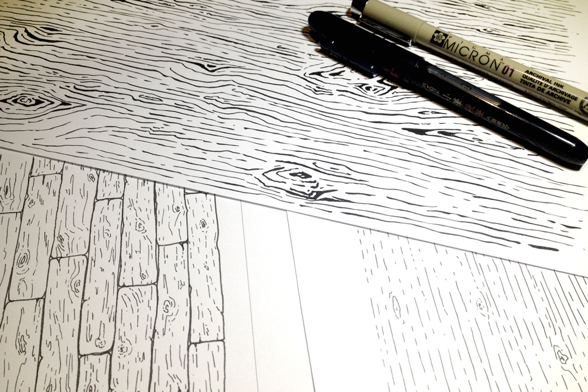 3 Seamless Wood Grain Patterns, a Pattern Graphic by Nic Channon (Photo 6 of 6)