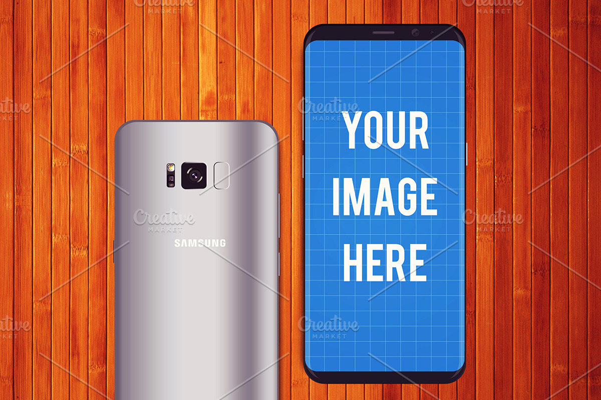 Samsung Galaxy S8 Mockup, an Android Mockup by Tzochko (Photo 11 of 11)