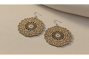 Floral Drop Earring SVGs, a Graphic by musafir_fashion (Thumbnail 7 of 11)