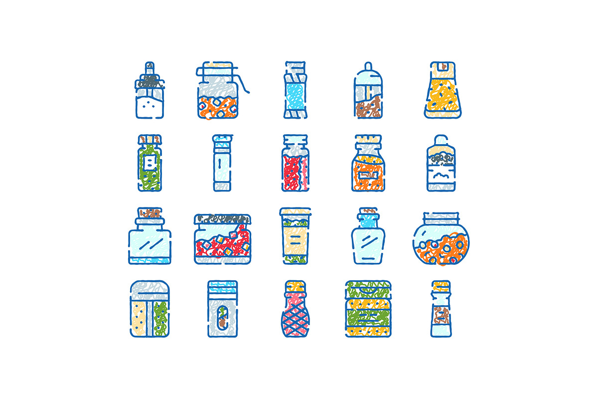 Spice container collection line, an Object Graphic by pikepicture (Photo 1 of 3)